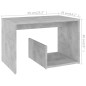 vidaXL Tavolino Grigio Cemento 59x36x38 cm in Truciolato vidaXL Tavolino Grigio Cemento 59x36x38 cm in Truciolato