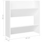 vidaXL Scarpiere a Muro 4 pz Bianche 60x18x60 cm in Truciolato vidaXL Scarpiere a Muro 4 pz Bianche 60x18x60 cm in Truciolato