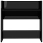 vidaXL Scarpiere a Muro Nero Lucido 2 pz 60x18x60 cm in Truciolato vidaXL Scarpiere a Muro Nero Lucido 2 pz 60x18x60 cm in Truciolato