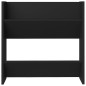 vidaXL Scarpiera a Muro Nera 60x18x60 cm in Truciolato vidaXL Scarpiera a Muro Nera 60x18x60 cm in Truciolato