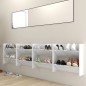 vidaXL Scarpiere a Muro Bianco Lucido 4pz 60x18x60 cm in Truciolato vidaXL Scarpiere a Muro Bianco Lucido 4pz 60x18x60 cm in Truciolato