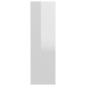 vidaXL Scarpiere a Muro Bianco Lucido 4pz 60x18x60 cm in Truciolato vidaXL Scarpiere a Muro Bianco Lucido 4pz 60x18x60 cm in Truciolato