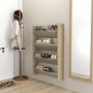 vidaXL Scarpiere Muro 2 pz Rovere Sonoma 80x18x60cm Truciolato vidaXL Scarpiere Muro 2 pz Rovere Sonoma 80x18x60cm Truciolato