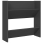 vidaXL Scarpiere a Muro Grigio 2 pz 60x18x60 cm in Truciolato vidaXL Scarpiere a Muro Grigio 2 pz 60x18x60 cm in Truciolato