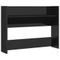 vidaXL Scarpiere a Muro 2 pz Nero Lucido 80x18x60 cm in Truciolato vidaXL Scarpiere a Muro 2 pz Nero Lucido 80x18x60 cm in Truciolato