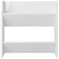 vidaXL Scarpiere a Muro Bianco Lucido 2 pz 60x18x60 cm in Truciolato vidaXL Scarpiere a Muro Bianco Lucido 2 pz 60x18x60 cm in Truciolato