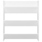 vidaXL Scarpiera a Muro Bianco 80x18x90 cm in Truciolato vidaXL Scarpiera a Muro Bianco 80x18x90 cm in Truciolato