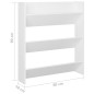 vidaXL Scarpiera a Muro Bianco 80x18x90 cm in Truciolato vidaXL Scarpiera a Muro Bianco 80x18x90 cm in Truciolato