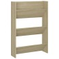 vidaXL Scarpiere Muro 2 pz Rovere Sonoma 60x18x90 cm in Truciolato
