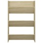 vidaXL Scarpiere Muro 2 pz Rovere Sonoma 60x18x90 cm in Truciolato