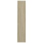 vidaXL Scarpiere Muro 2 pz Rovere Sonoma 60x18x90 cm in Truciolato