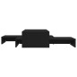 vidaXL Set Tavolini Salotto Estraibili Neri 100x100x26,5cm Truciolato vidaXL Set Tavolini Salotto Estraibili Neri 100x100x26,5cm Truciolato