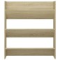 vidaXL Scarpiera a Muro Rovere Sonoma 80x18x90 cm in Truciolato vidaXL Scarpiera a Muro Rovere Sonoma 80x18x90 cm in Truciolato