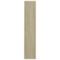 vidaXL Scarpiera a Muro Rovere Sonoma 80x18x90 cm in Truciolato vidaXL Scarpiera a Muro Rovere Sonoma 80x18x90 cm in Truciolato