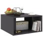 vidaXL Tavolini da Salotto 4 pz Grigio Lucido 33x33x33cm in Truciolato vidaXL Tavolini da Salotto 4 pz Grigio Lucido 33x33x33cm in Truciolato