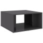 vidaXL Tavolini da Salotto 4 pz Grigio Lucido 33x33x33cm in Truciolato vidaXL Tavolini da Salotto 4 pz Grigio Lucido 33x33x33cm in Truciolato