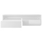 vidaXL Set Tavolini ad Incastro Bianco Lucido 100x100x26,5 cm vidaXL Set Tavolini ad Incastro Bianco Lucido 100x100x26,5 cm