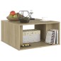 vidaXL Tavolini da Salotto 4 pz Rovere Sonoma 33x33x33cm in Truciolato vidaXL Tavolini da Salotto 4 pz Rovere Sonoma 33x33x33cm in Truciolato