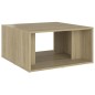 vidaXL Tavolini da Salotto 4 pz Rovere Sonoma 33x33x33cm in Truciolato vidaXL Tavolini da Salotto 4 pz Rovere Sonoma 33x33x33cm in Truciolato