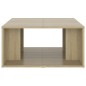 vidaXL Tavolini da Salotto 4 pz Rovere Sonoma 33x33x33cm in Truciolato vidaXL Tavolini da Salotto 4 pz Rovere Sonoma 33x33x33cm in Truciolato