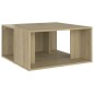 vidaXL Tavolini da Salotto 4 pz Rovere Sonoma 33x33x33cm in Truciolato vidaXL Tavolini da Salotto 4 pz Rovere Sonoma 33x33x33cm in Truciolato