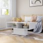 vidaXL Tavolino da Salotto Bianco 103,5x50x44,5cm in Legno Multistrato vidaXL Tavolino da Salotto Bianco 103,5x50x44,5cm in Legno Multistrato