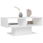 vidaXL Tavolino da Salotto Bianco 103,5x50x44,5cm in Legno Multistrato vidaXL Tavolino da Salotto Bianco 103,5x50x44,5cm in Legno Multistrato