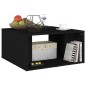 vidaXL Tavolini da Salotto 4 pz Neri 33x33x33cm in Truciolato vidaXL Tavolini da Salotto 4 pz Neri 33x33x33cm in Truciolato