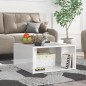 vidaXL Tavolini da Salotto 4 pz Bianco Lucido 33x33x33cm in Truciolato vidaXL Tavolini da Salotto 4 pz Bianco Lucido 33x33x33cm in Truciolato