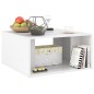 vidaXL Tavolini da Salotto 4 pz Bianco Lucido 33x33x33cm in Truciolato vidaXL Tavolini da Salotto 4 pz Bianco Lucido 33x33x33cm in Truciolato