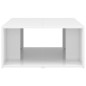 vidaXL Tavolini da Salotto 4 pz Bianco Lucido 33x33x33cm in Truciolato vidaXL Tavolini da Salotto 4 pz Bianco Lucido 33x33x33cm in Truciolato