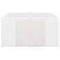 vidaXL Tavolini da Salotto 4 pz Bianco Lucido 33x33x33cm in Truciolato vidaXL Tavolini da Salotto 4 pz Bianco Lucido 33x33x33cm in Truciolato