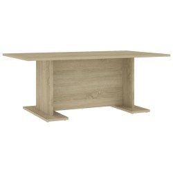 vidaXL Tavolino da Caffè Bianco e Sonoma 103,5x60x40 cm in Truciolato