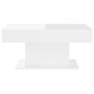 vidaXL Tavolino da Salotto Bianco Lucido 96x50x45 cm in Truciolato vidaXL Tavolino da Salotto Bianco Lucido 96x50x45 cm in Truciolato