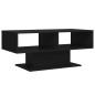 vidaXL Tavolino da Caffè Nero 103,5x50x44,5 cm in Truciolato vidaXL Tavolino da Caffè Nero 103,5x50x44,5 cm in Truciolato