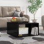 vidaXL Tavolini da Salotto 4 pz Nero Lucido 33x33x33cm in Truciolato vidaXL Tavolini da Salotto 4 pz Nero Lucido 33x33x33cm in Truciolato