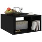 vidaXL Tavolini da Salotto 4 pz Nero Lucido 33x33x33cm in Truciolato vidaXL Tavolini da Salotto 4 pz Nero Lucido 33x33x33cm in Truciolato
