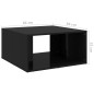vidaXL Tavolini da Salotto 4 pz Nero Lucido 33x33x33cm in Truciolato vidaXL Tavolini da Salotto 4 pz Nero Lucido 33x33x33cm in Truciolato
