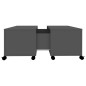 vidaXL Tavolino da Caffè Grigio 75x75x38 cm in Truciolato vidaXL Tavolino da Caffè Grigio 75x75x38 cm in Truciolato
