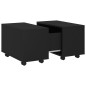 vidaXL Tavolino da Salotto Nero 60x60x38 cm in Truciolato vidaXL Tavolino da Salotto Nero 60x60x38 cm in Truciolato