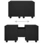 vidaXL Tavolino da Salotto Nero 60x60x38 cm in Truciolato vidaXL Tavolino da Salotto Nero 60x60x38 cm in Truciolato
