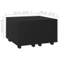 vidaXL Tavolino da Salotto Nero 60x60x38 cm in Truciolato vidaXL Tavolino da Salotto Nero 60x60x38 cm in Truciolato