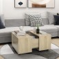 vidaXL Tavolino da Salotto Rovere Sonoma 60x60x38 cm Legno Multistrato vidaXL Tavolino da Salotto Rovere Sonoma 60x60x38 cm Legno Multistrato