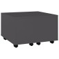 vidaXL Tavolino da Salotto Grigio 60x60x38 cm in Truciolato vidaXL Tavolino da Salotto Grigio 60x60x38 cm in Truciolato