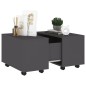 vidaXL Tavolino da Salotto Grigio 60x60x38 cm in Truciolato vidaXL Tavolino da Salotto Grigio 60x60x38 cm in Truciolato