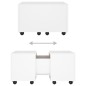 vidaXL Tavolino da Salotto Bianco 60x60x38 cm in Truciolato vidaXL Tavolino da Salotto Bianco 60x60x38 cm in Truciolato