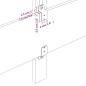 Testiere 4 pz Grigio Chiaro 100x5x78/88 cm in Tessuto Testiere 4 pz Grigio Chiaro 100x5x78/88 cm in Tessuto