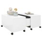 vidaXL Tavolino da Caffè Bianco Lucido 75x75x38 cm in Truciolato vidaXL Tavolino da Caffè Bianco Lucido 75x75x38 cm in Truciolato