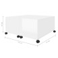 vidaXL Tavolino da Caffè Bianco Lucido 75x75x38 cm in Truciolato vidaXL Tavolino da Caffè Bianco Lucido 75x75x38 cm in Truciolato