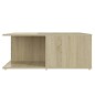 vidaXL Tavolino da Caffè Bianco e Rovere Sonoma 80x80x31 cm Truciolato vidaXL Tavolino da Caffè Bianco e Rovere Sonoma 80x80x31 cm Truciolato